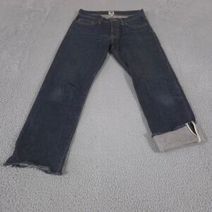 Tellason Jeans Mens 30x29 Elgin Slim Tapered Japanese Selvedge Kaihara White Oak